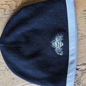 Patron Bee Branded Textured Gray Beanie.